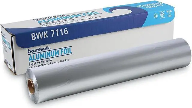 Alt view image 15 of 16 - Premium Quality Aluminum Foil Roll, 18" X 1000 Ft, 16 Micron Thickness, Silver