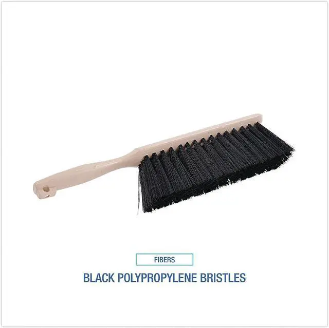 Alt view image 9 of 10 - Boardwalk Counter Brush Polypropylene Fill 8" Long Tan Handle 5308