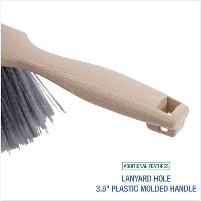Alt view image 8 of 10 - Boardwalk Counter Brush Polypropylene Fill 8" Long Tan Handle 5308