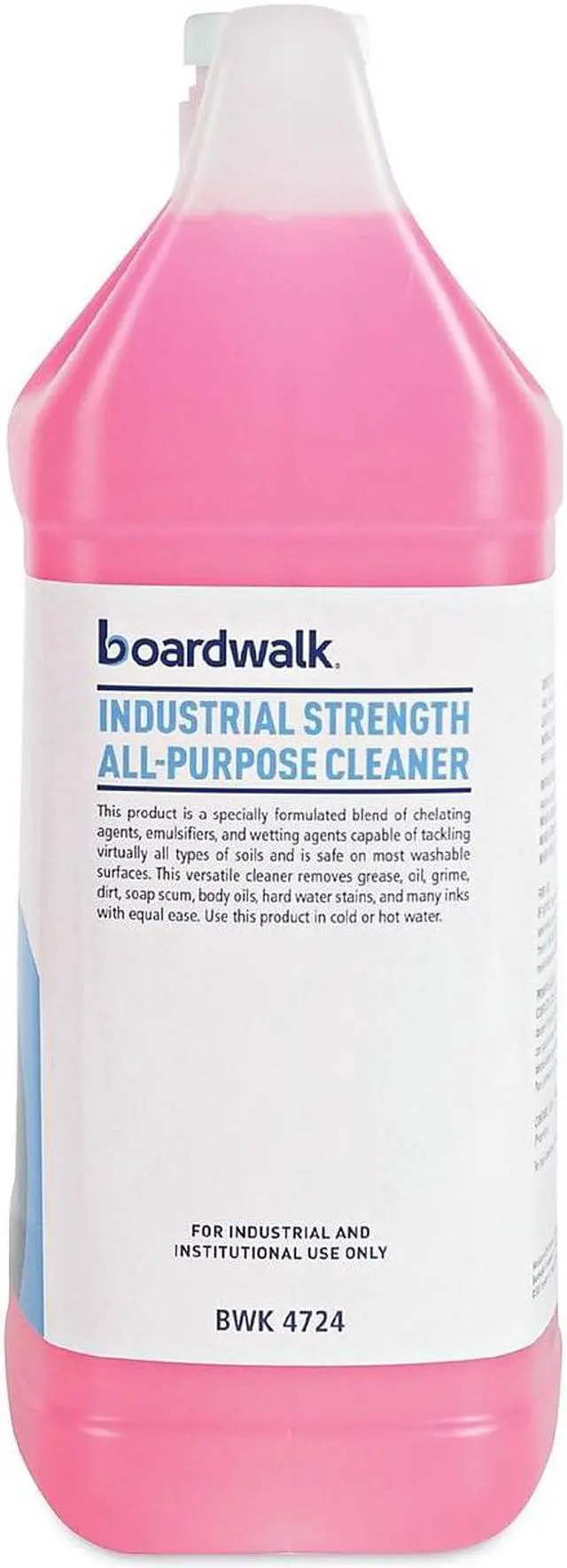 Alt view image 8 of 9 - Boardwalk BWK4714AEA Industrial Strength Glass Cleaner with Ammonia, 1 gal. Bottle