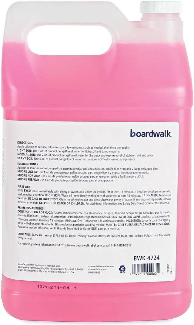 Alt view image 7 of 9 - Boardwalk BWK4714AEA Industrial Strength Glass Cleaner with Ammonia, 1 gal. Bottle