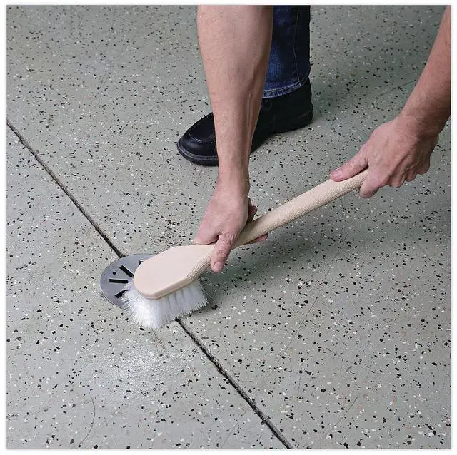 Alt view image 17 of 17 - Boardwalk Utility Brush Nylon Fill 20" Long Tan Handle 4420