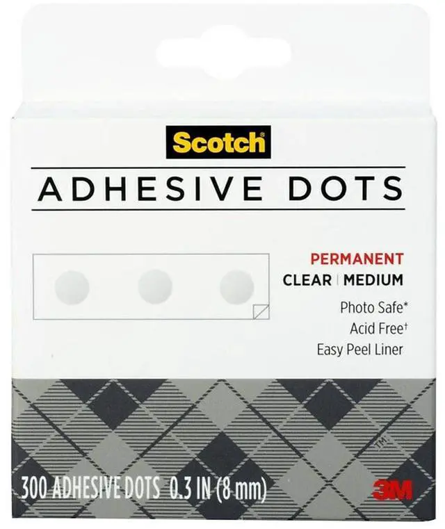 Alt view image 16 of 18 - 3M 010300M 300-Pack Adhesive Dots, Medium