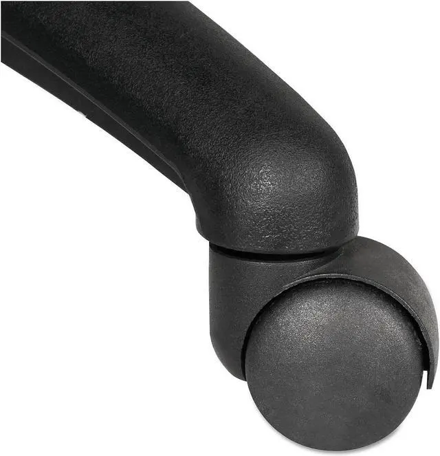 Alt view image 10 of 13 - Alera Dual Wheel Hooded Casters B Stem 1 1/2" Caster Black CASTERHT1