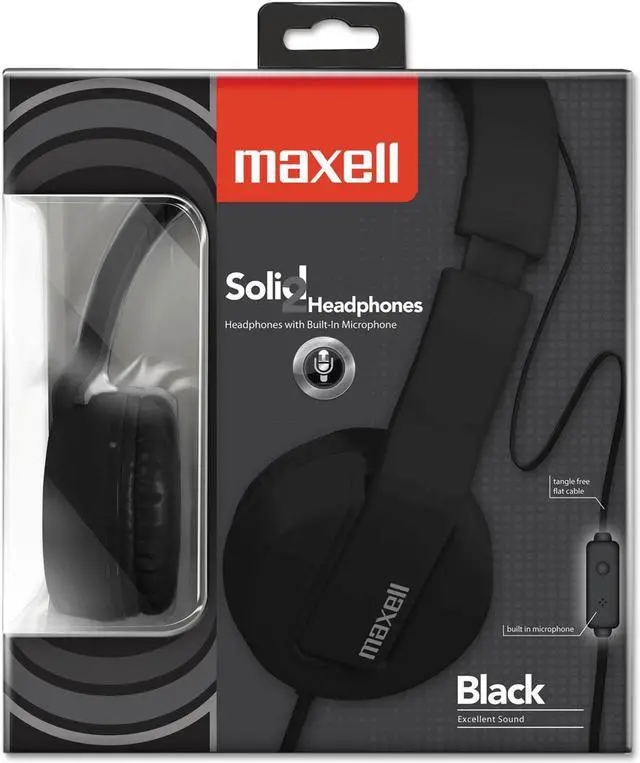 Alt view image 17 of 18 - Maxell Solid Headset 290103