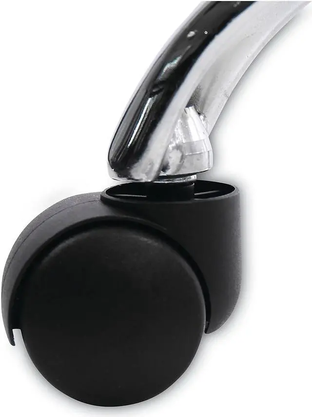 Alt view image 15 of 15 - Height Adjustable Lab Stool Black PU