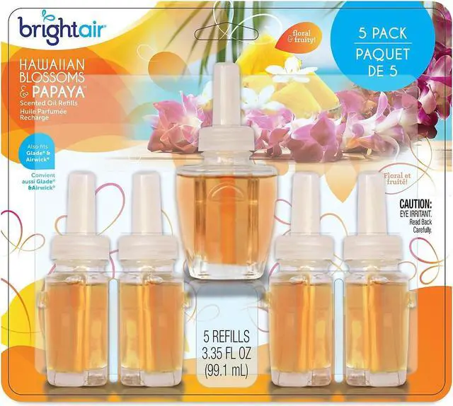 Alt view image 4 of 7 - BRIGHT Air Electric Scented Oil Air Freshener Refill Hawaiian Blossoms and