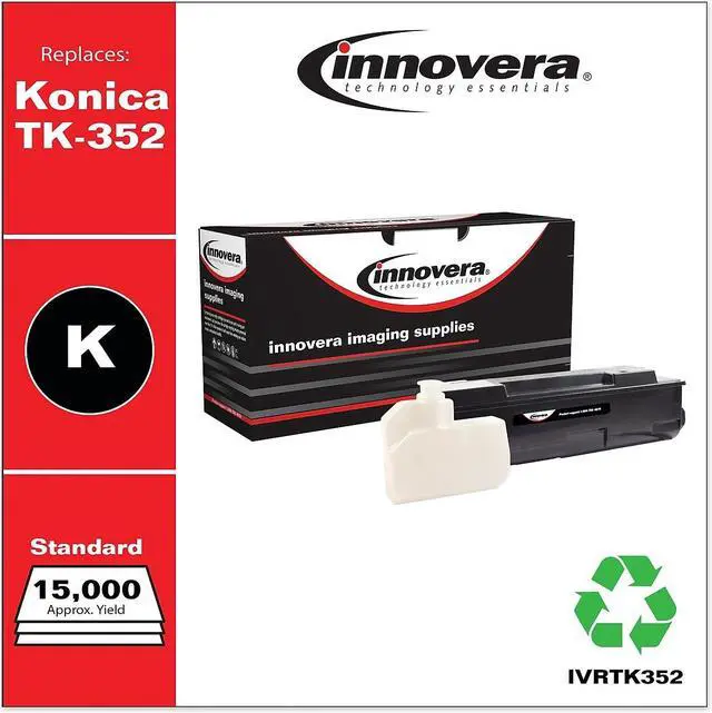 Alt view image 12 of 15 - Innovera TK352 Compatible Reman TK-352 TK-352 Toner IVRTK352