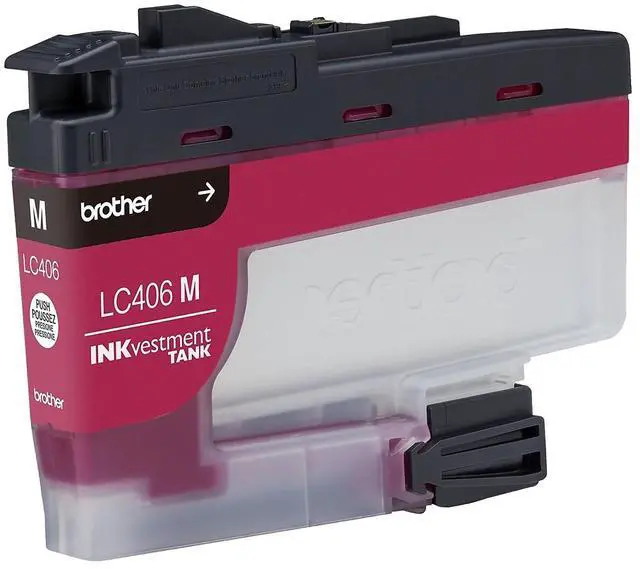 Alt view image 5 of 8 - Brother LC406MS INKvestment Ink 1500 Page-Yield Magenta
