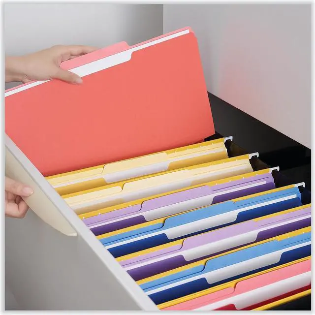 Alt view image 4 of 13 - UNIVERSAL File Folders Straight Cut Two-Ply Top Tab Legal Manila 100/Box 16120