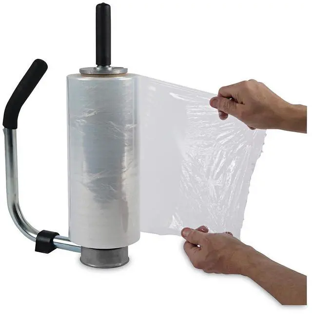 Alt view image 8 of 8 - UNIVERSAL Handwrap Stretch Film 12" x 1500 ft Roll 20mic (80-Gauge) 4/Carton 121580
