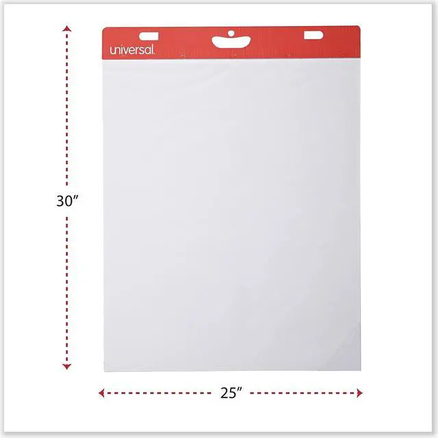 Alt view image 4 of 8 - Self-Stick Easel Pads, Unruled, 25 x 30, White, 2 30-Sheet Pads/Carton