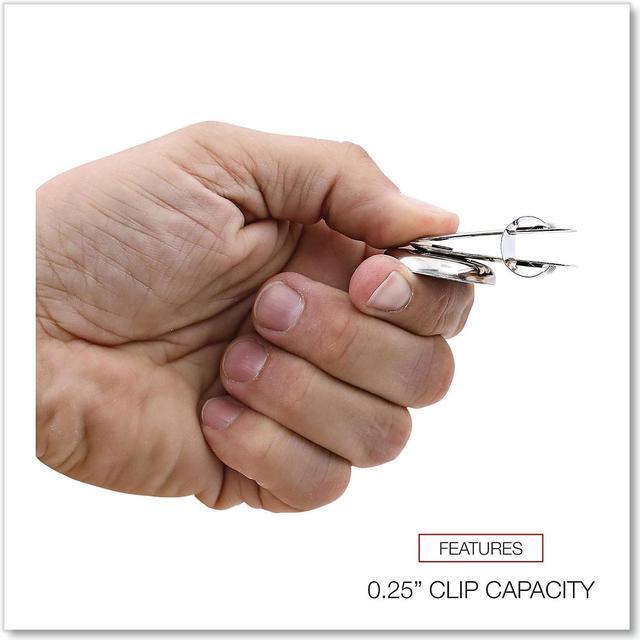 Alt view image 10 of 12 - Universal Bulldog Magnetic Clips Steel 1/2" Capacity 2 1/4" Wide Nickel-Plated 12/PK 31261