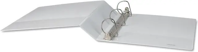 Alt view image 15 of 17 - UNIVERSAL Slant-Ring Economy View Binder 2" Capacity White 4 per Pack 20746PK
