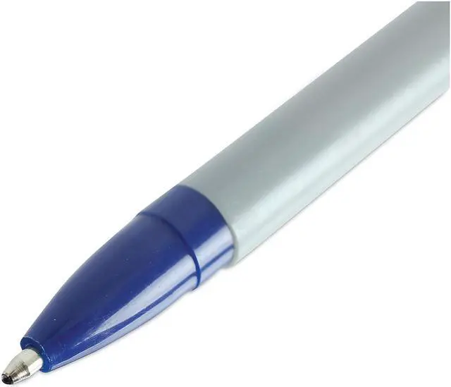 Alt view image 13 of 13 - UNIVERSAL Economy Ballpoint Stick Oil-Based Pen Blue Ink Medium Dozen 27411