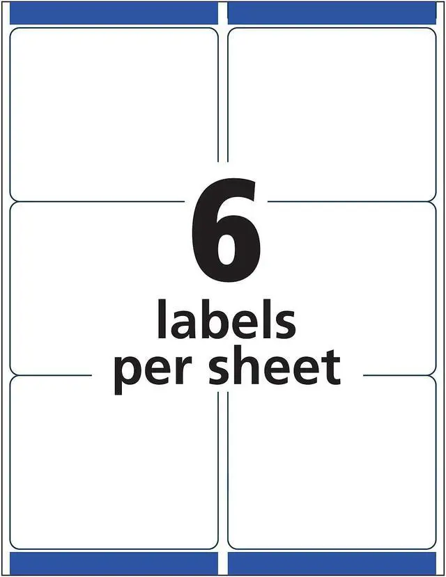 Alt view image 10 of 13 - Easy Peel Mailing Labels For Laser Printers, 3-1/2 X 4, Clear, 60/Pack