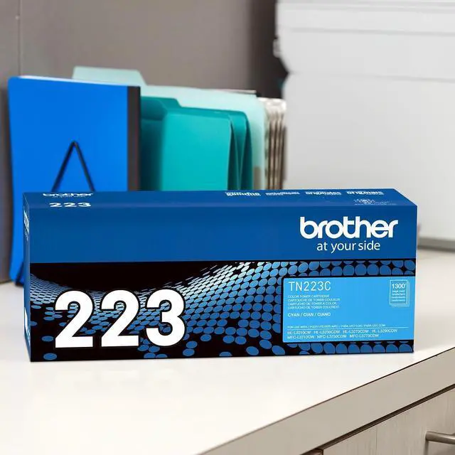 Alt view image 18 of 20 - Brother International - TN223C - Brother Genuine TN-223C Standard Yield Cyan Toner Cartridge - Laser - Standard Yield -