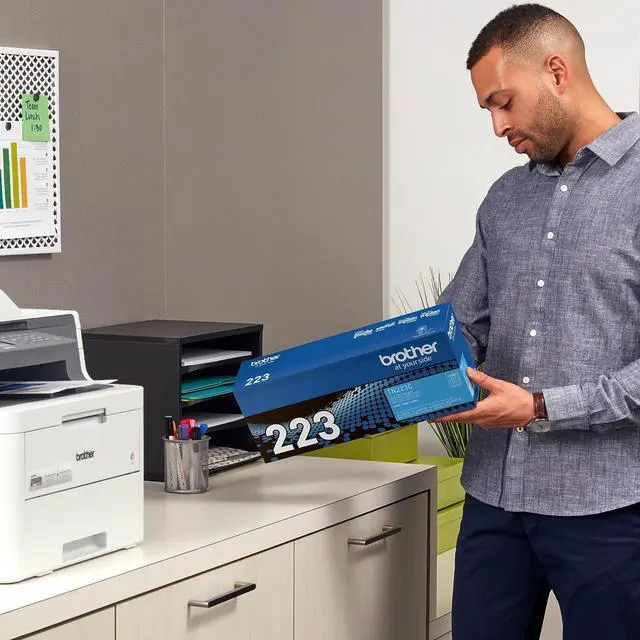 Alt view image 19 of 20 - Brother International - TN223C - Brother Genuine TN-223C Standard Yield Cyan Toner Cartridge - Laser - Standard Yield -