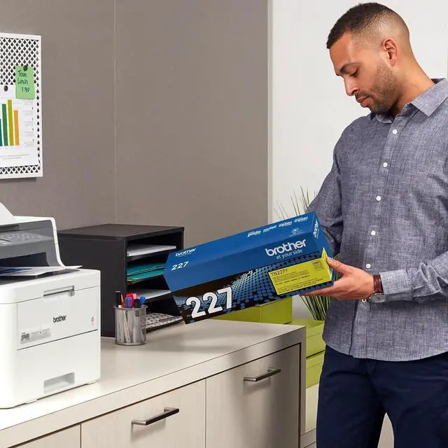 Alt view image 19 of 20 - Brother TN227Y High Yield Toner Cartridge - Yellow
