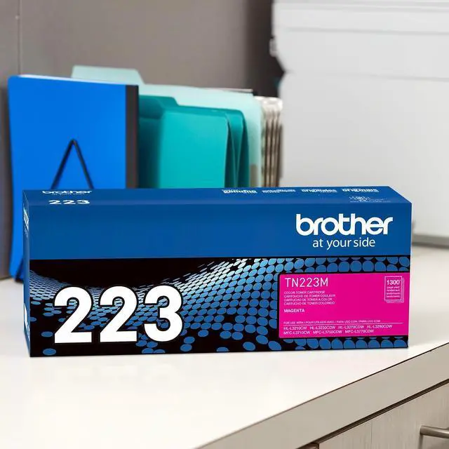 Alt view image 17 of 19 - Brother International - TN223M - Brother Genuine TN-223M Standard Yield Magenta Toner Cartridge - Laser - Standard Yield