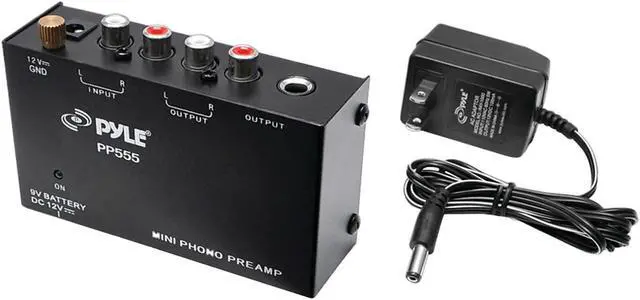 Alt view image 16 of 16 - Pyle - Ultra Compact Phono Turntable Pre-Amplifier w/ 9 V Battery Compartment
