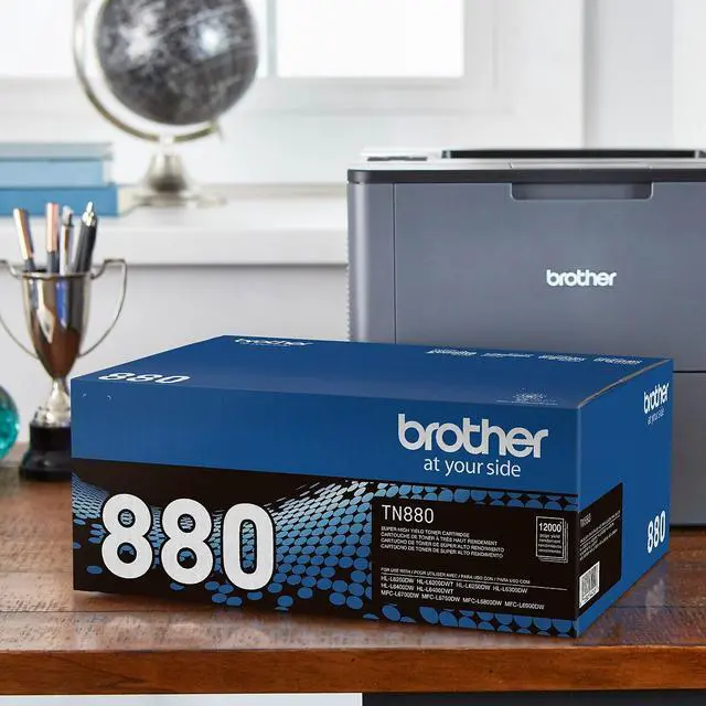 Alt view image 16 of 19 - Brother Super High Yield Toner Cartridge (12 000 Yield) TN880