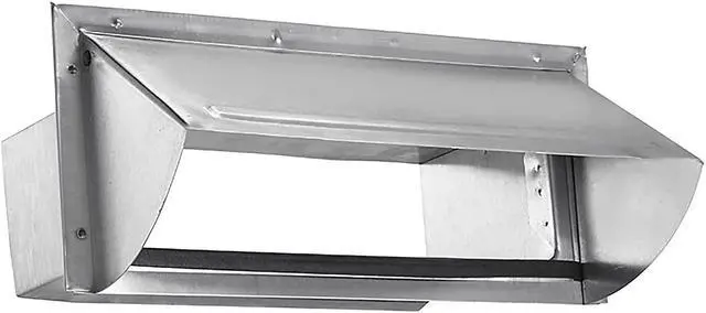Alt view image 6 of 6 - Lambro 106R 3.25-In. x 10-In. Aluminum Wall Cap