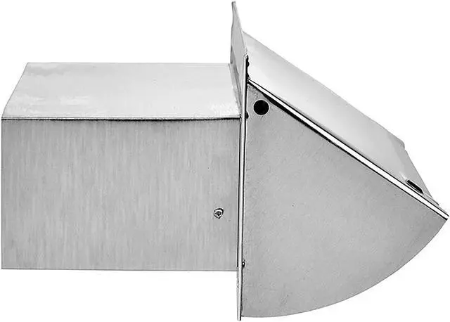 Alt view image 5 of 6 - Lambro 106R 3.25-In. x 10-In. Aluminum Wall Cap