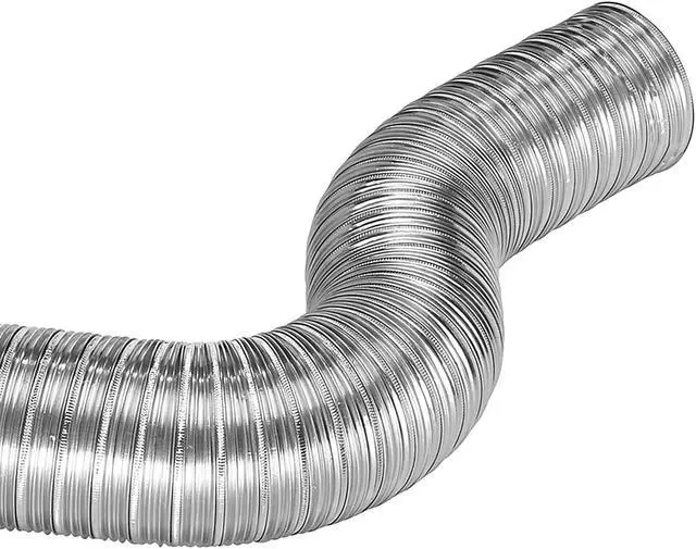 Alt view image 5 of 6 - Lambro 306 8-Ft. Flexible Semi-Rigid Aluminum Duct (6-In. Diameter)