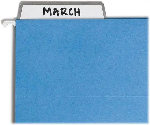 Alt view image 3 of 5 - Smead ProTab 10% Recycled Hanging File Folder 3-Tab Letter Size Blue 20/Box (64210)