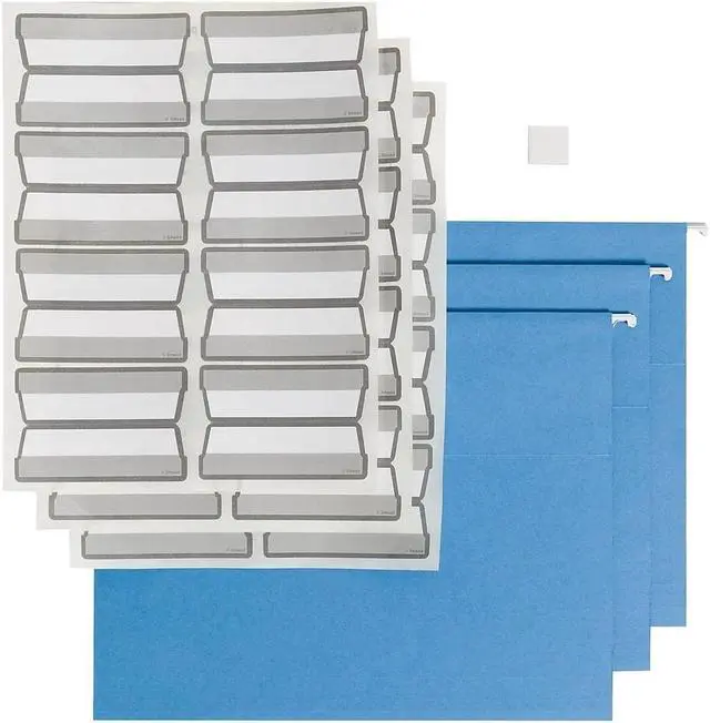 Main image of Smead ProTab 10% Recycled Hanging File Folder 3-Tab Letter Size Blue 20/Box (64210)