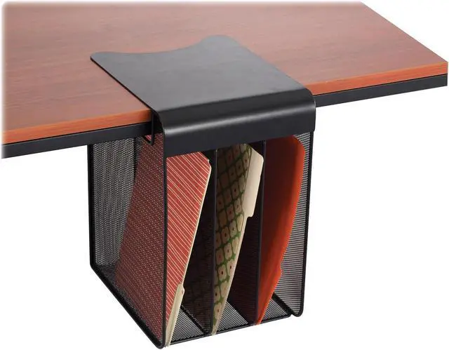 Alt view image 9 of 10 - Onyx Hanging Organizer, Solid Top Vertical, 14 3/4 X 11 3/4 X 9 1/4, Black