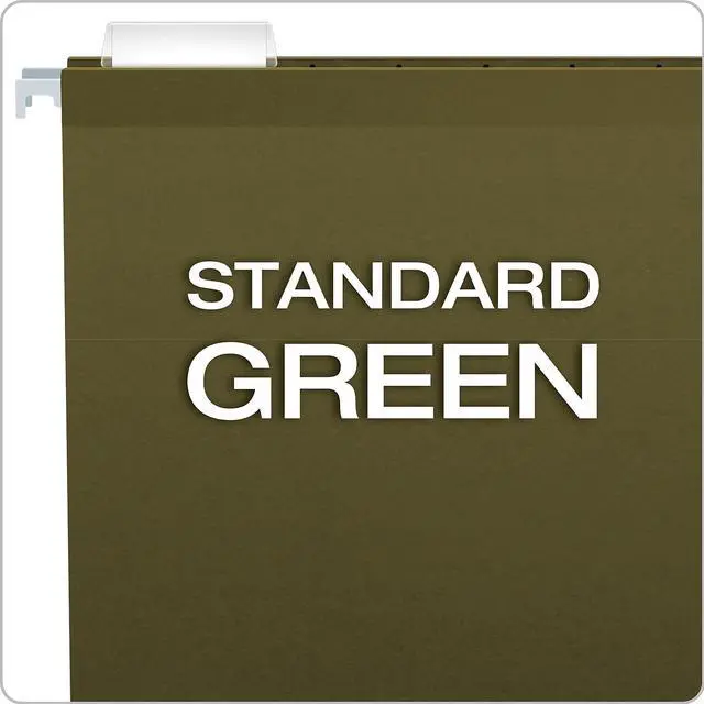 Alt view image 3 of 7 - Pendaflex X-Ray Hanging File Folders 1/5 Tab Legal Standard Green 25/Box 415315