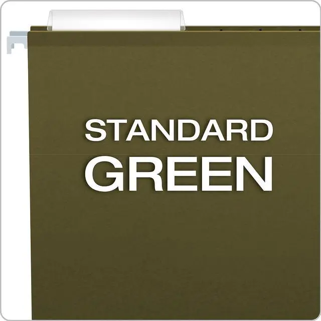 Alt view image 4 of 8 - Pendaflex X-Ray Hanging File Folders 1/3 Tab Letter Standard Green 25/Box 415213