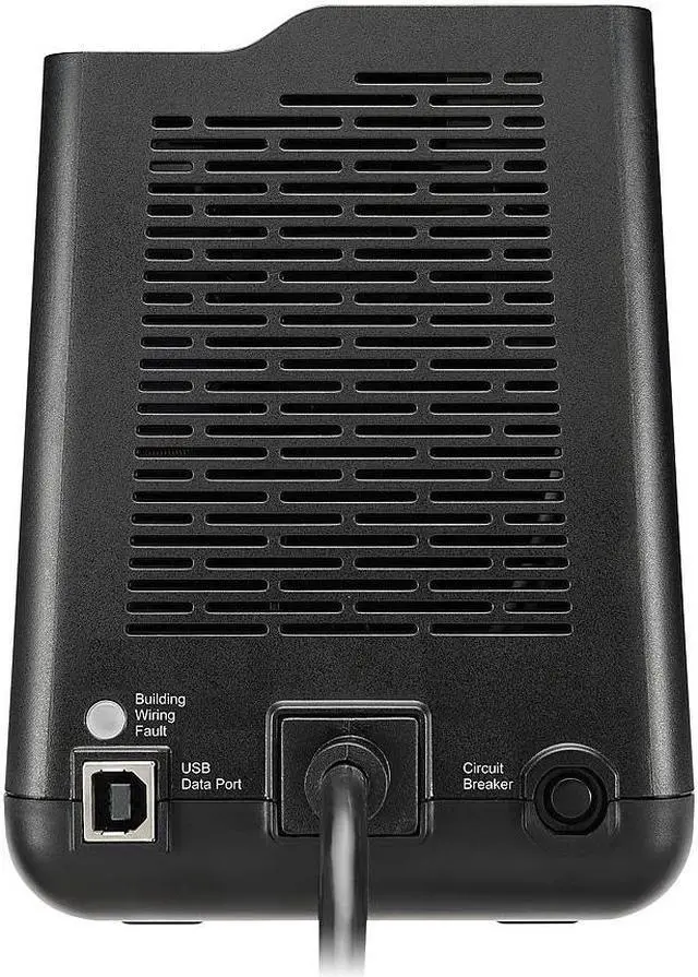 Alt view image 7 of 20 - APC BE850G2 UPS 850VA, 120V, 2 USB charging ports, 9 NEMA outlets(3 surge)- Tower - 8 Hour Recharge - 2 Minute Stand-by - 120 V Input - 120 V AC Output-Stepped Approximated Sine Wave - 6 x NEMA 5-15R