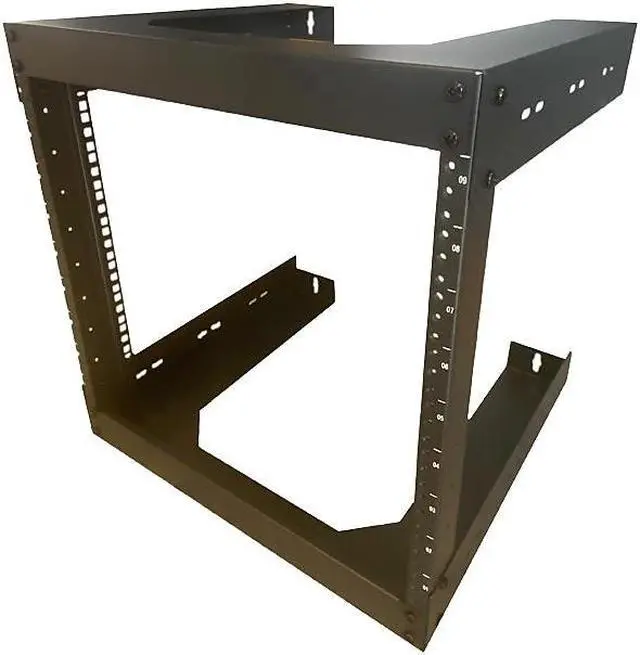Alt view image 3 of 3 - 4XEM 6U 18" Deep Wall Mount for Switches Black 4XOPENWALL6UD