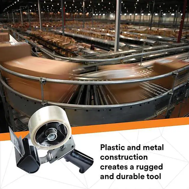 Alt view image 12 of 14 - Tartan Pistol Grip Box Sealing Tape Dispenser, 3" core, Black