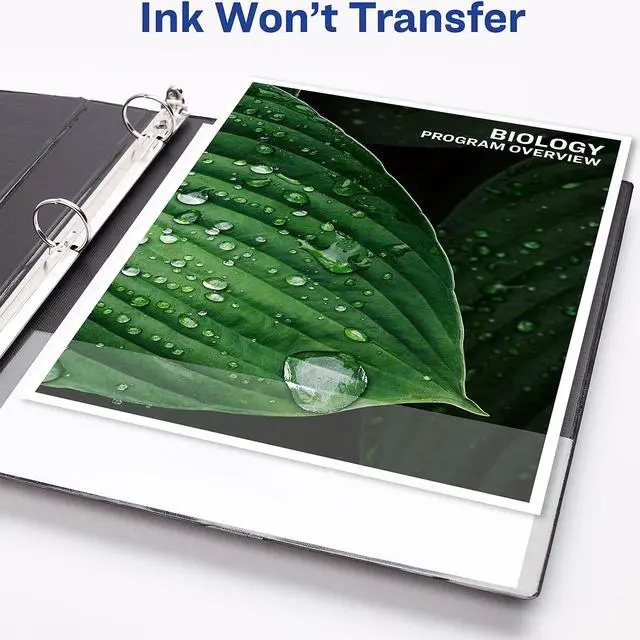 Alt view image 20 of 20 - Avery Durable View Binder w/Slant Rings 11 x 8 1/2 3" Cap Blue 17044