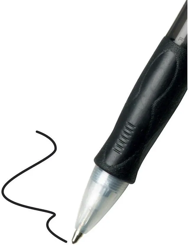 Alt view image 15 of 17 - BIC Velocity Retractable Ball Pen Black Ink 1 mm 36/Pack VLG361BK