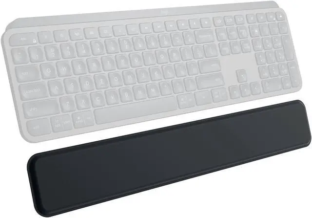 Alt view image 5 of 9 - Logitech Foam Wrist Rest Gray 956-000001