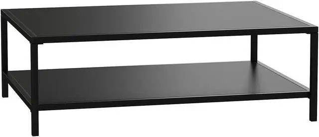 Alt view image 20 of 20 - Flash Furniture Brock Commercial Grade 2-Tier Outdoor Patio Coffee Table (XUT6R60USO2TBK)