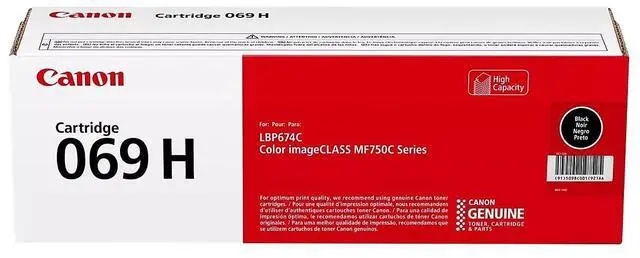Alt view image 4 of 9 - Canon 069 H Black High Yield Toner Cartridge (5098C001) CNM5098C001