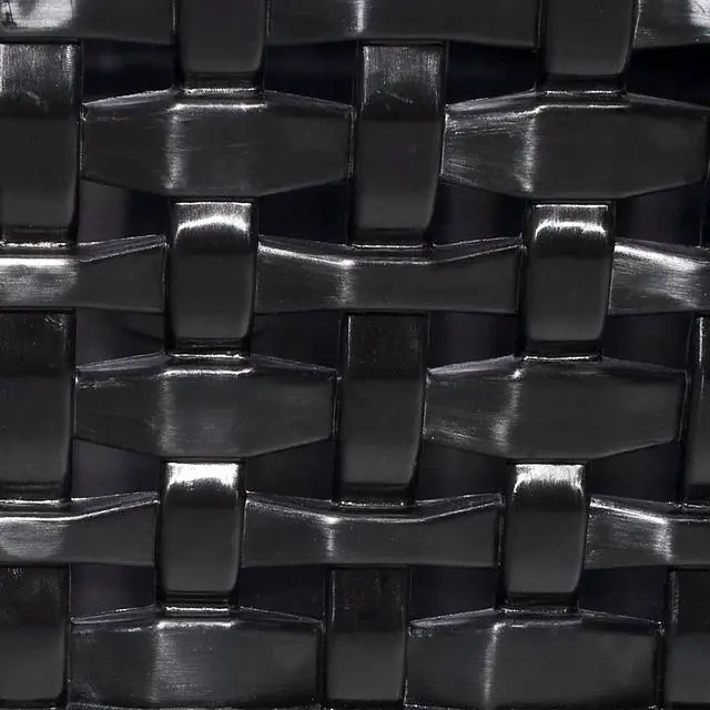 Alt view image 7 of 7 - Staples Plastic Weave Bin Black Small 36000