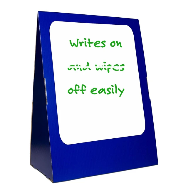 Alt view image 4 of 4 - deluxe spiral bound flip chart stand w/dry erase board