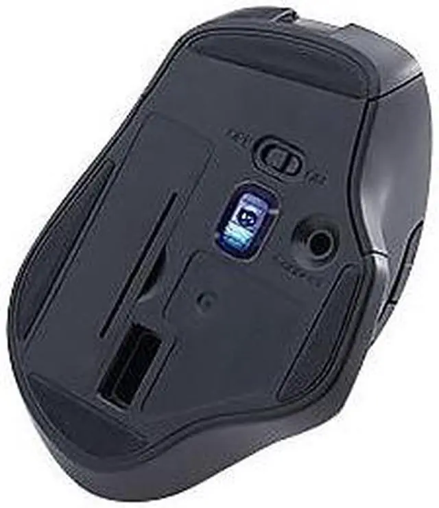 Alt view image 15 of 20 - Verbatim Silent Ergonomic Wireless Blue Led Mouse - Graphite