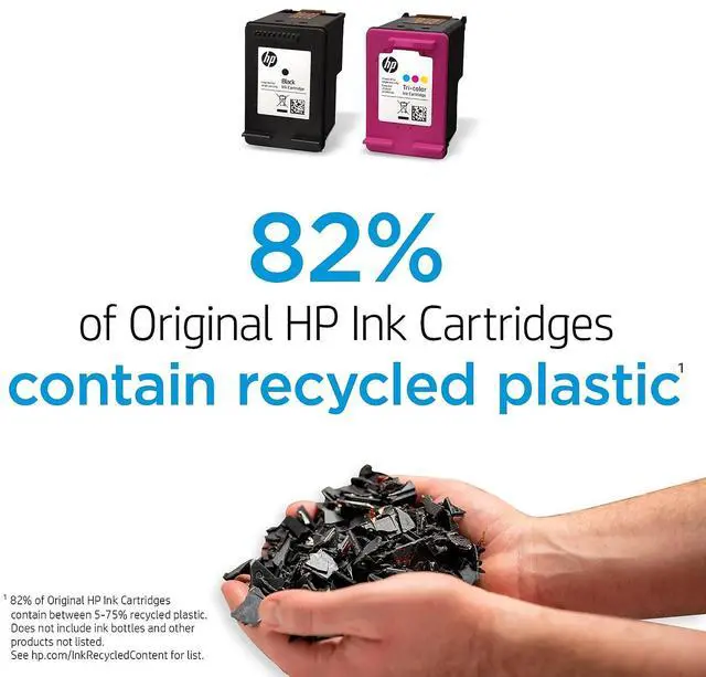 Alt view image 19 of 20 - HP 67 Ink Cartridge Tri-Color 3YM55AN