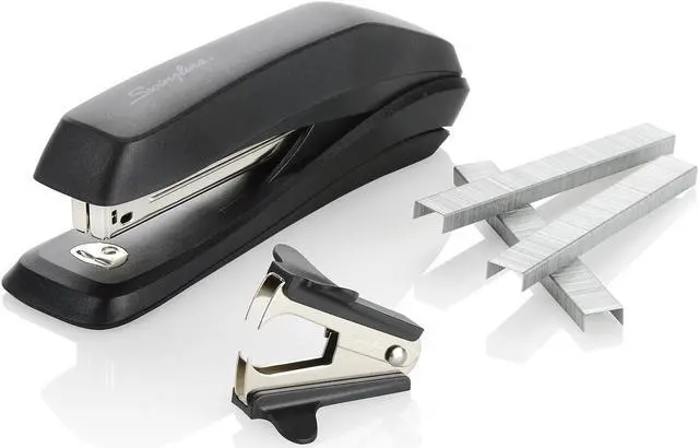 Alt view image 6 of 10 - Acco Standard Stapler w/1250 Staples and Stapler Remover Black 54567