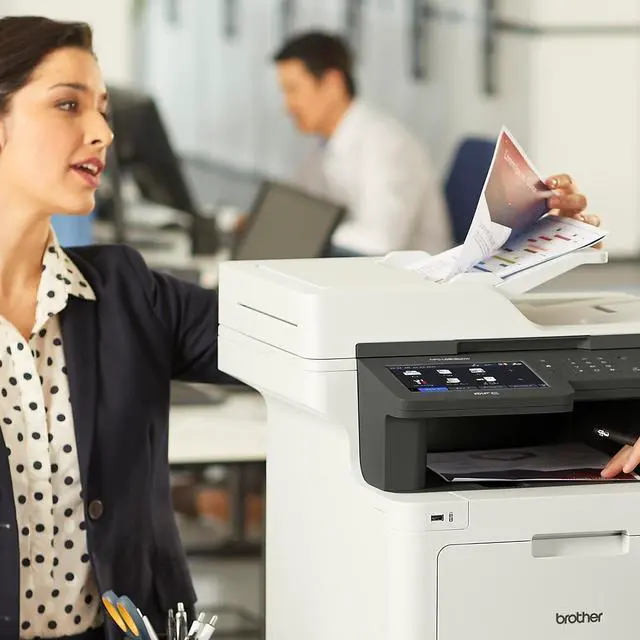 Alt view image 8 of 19 - Brother Business Color Laser All-in-One Printer with Low-cost Printing, Duplex Print, Scan, Copy and Wireless Networking Model MFCL8905CDW