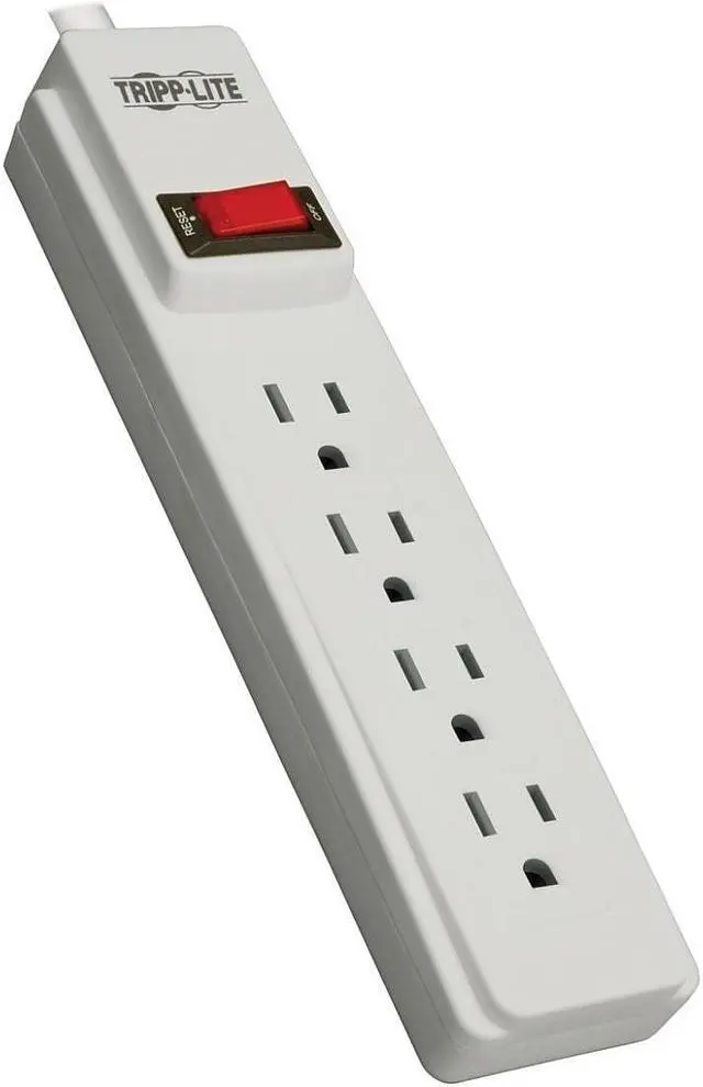 Alt view image 7 of 11 - Tripp Lite Power It! Power Strip with 4 Outlets and 10-ft. Cord