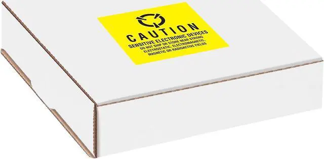 Alt view image 3 of 5 - Tape Logic Labels- "Sensitive Electronic Devices" 2" x 2" Fluorescent Yellow 500/Roll (DL1371)